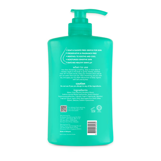 Suu Balm Dual Cooling & Moisturizing Cream Body Wash